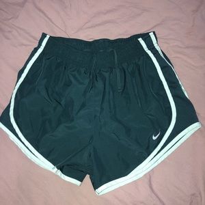 Women’s Nike shorts. A blue color.